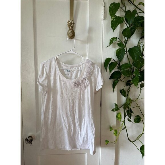 G.H. Bass women’s size large white blouse - Picture 1 of 6